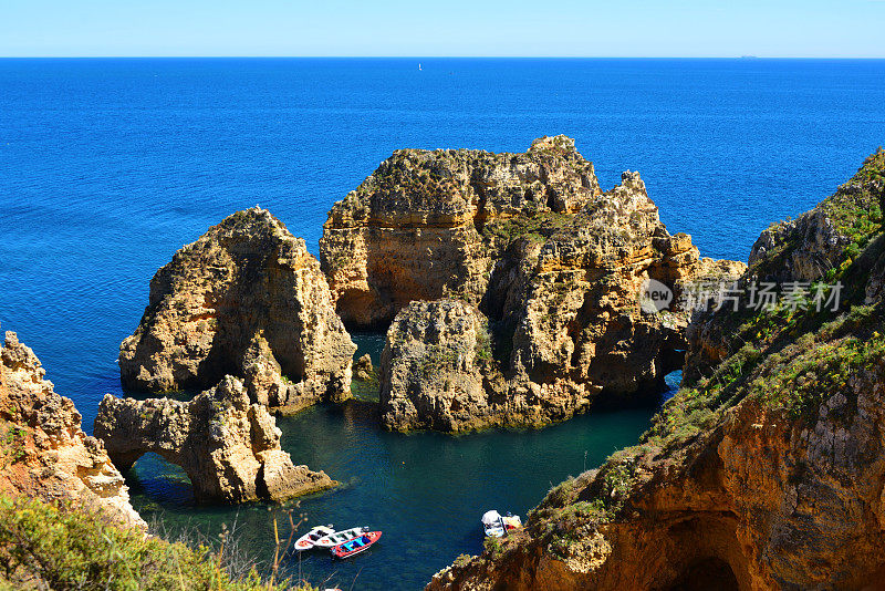 Ponta da Piedade，风景优美的岩层——葡萄牙阿尔加维